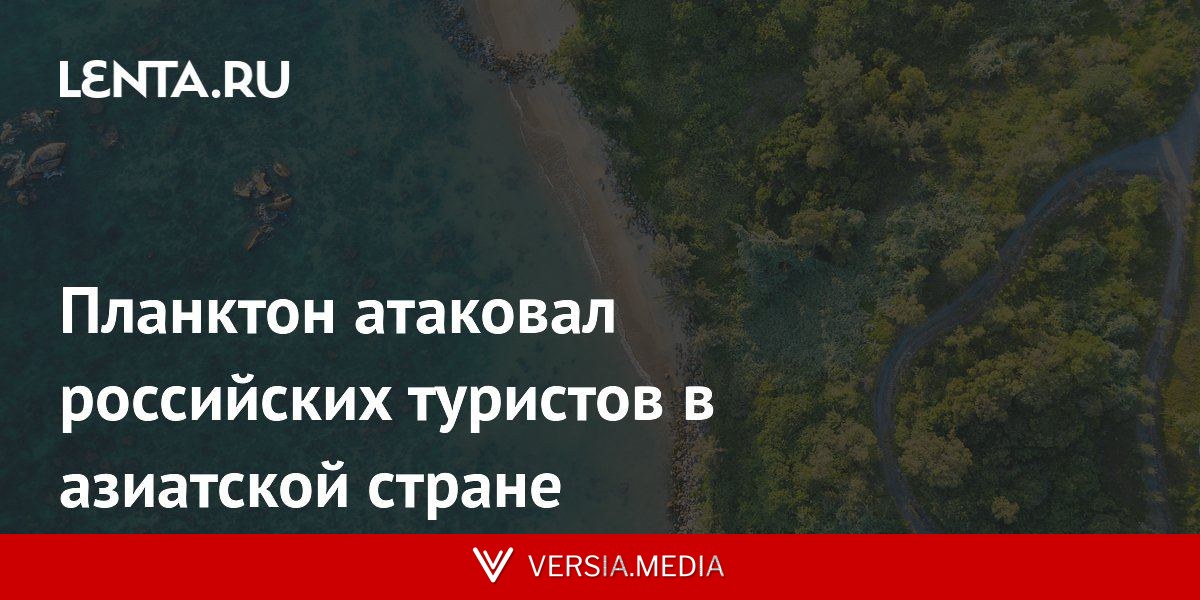 Планктон атаковал российских туристов в азиатской стране